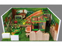 Hot Sale Entertainment Child Center Forest Style Indoor Plastic soft kiddies Playground Jungle Gym For Kids