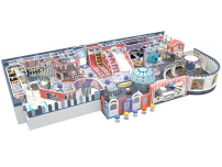 Good Quality Shopping Mall Commercial Children Indoor Trampoline Park Indoor Playground Kids Indoor Playground With Big Slide