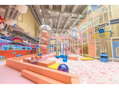 Indoor Space Theme Park Cheap Kids Plastic Inside Naughty Castle Games Ball Pits Playground Price Big Children Soft Play Center