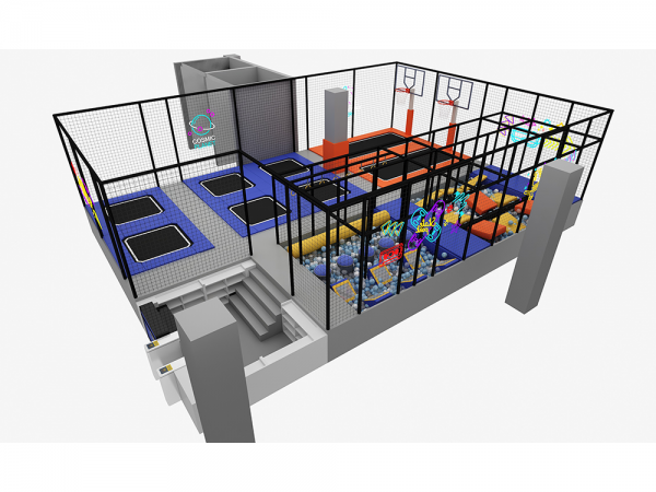 Factory Free Design Children Indoor Playground Equipment Hot Selling Commercial Big Size Indoor Trampoline Park For Kids Adults