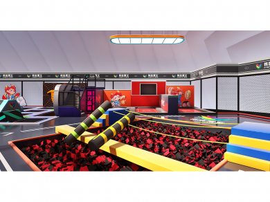 Indoor Playground Design Customized Colorful New Style Children Entertainment Zone Indoor Playground With Trampolines For Sale