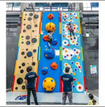 High Quality Customizable Mixed Colour Commercial Soft Play For Kids Climbing Wall Full Set Creative Indoor Playground Climbing Walls Soft/ Rock Climbing Wall Equipment