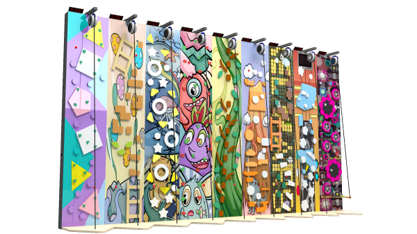 Customized Largeart Climbing Wall Indoor Playground Equipment Trampoline Park For Kids And Adults